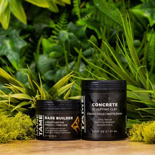 Mane Tame Concrete Sculpting Clay - 3.3oz | Strong Hold for Effortless Styling