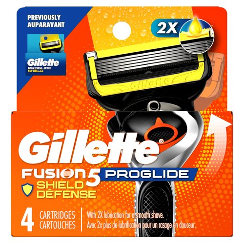 Gillette ProGlide Shield Razor Refills for Men, 4 Blade Refills