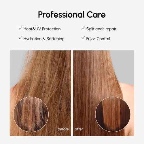 MAREE Hair Oil | Frizz Control Serum with Argan Oil, Keratin & Biotin for Dry, Curly Hair