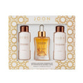 Joon Moisturizing Travel Size Gift Set - Saffron Hair Elixir, Shampoo & Conditioner (3-Piece)