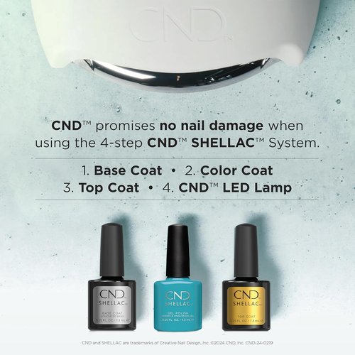 CND Shellac™ Gel Polish - No Wipe Top Coat for Long-Lasting Shine | 0.25 Fl Oz