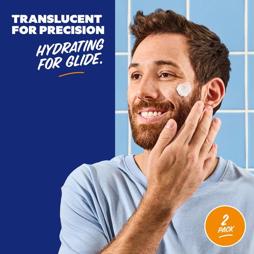 Dollar Shave Club | Shave Butter 6 ounce (2 Pack) Sandalwood | Translucent Shaving Cream for Sensitive Skin