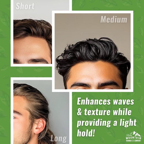 Skiennix Men’s Hair Styling Cream - Quick Styling with Light Hold & Low Shine - 8 oz | All Hair Types, White