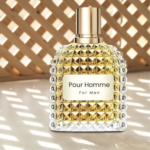 A CENTER Men's Cologne Gift Set - Vanilla Bourbon, Leather & Amber | 3.4 Fl Oz Each | Luxury Eau de Toilette