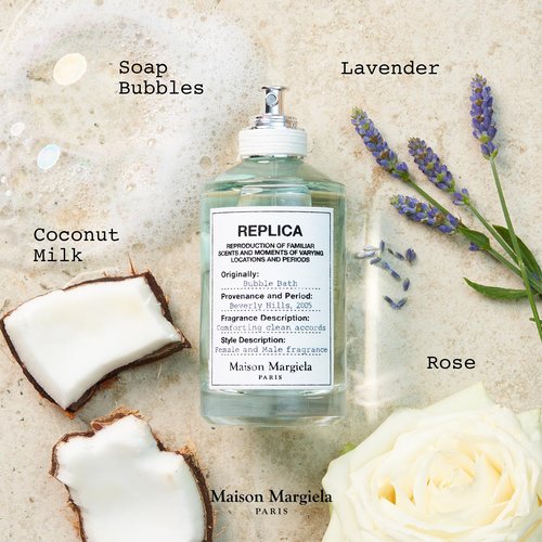 Maison Margiela - Replica Bubble Bath Eau de Toilette - Fresh Fragrance with Soap Bubbles, Rose & Coconut Milk