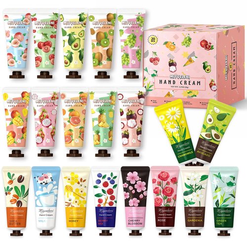 20 Pack Hand Cream Gift Set,Easter Basket Stuffers,Hand Lotion for Dry Hands,Gifts for Women,Teengirls,Mothers Day Gifts,Nurses Week,Teacher Appreciation,Thank You Gifts, Small Gifts Unisex Bulk 20ml