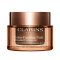 Clarins Extra-Firming Night Moisturizer - Renewing Anti-Aging Cream with Collagen & Avocado Peptides | Refillable for Dry Skin