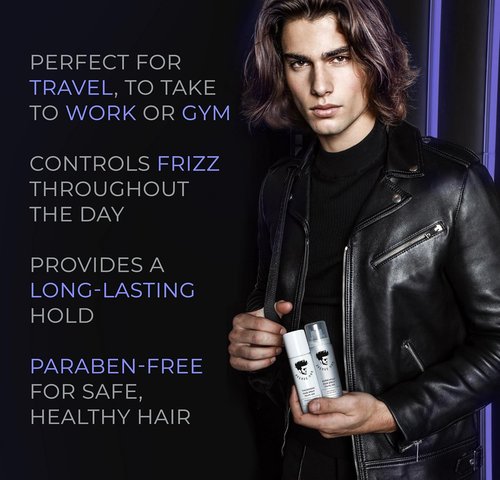 Avenue Man Super Hold Hairspray - Travel Size Hair Spray for Long-Lasting Control | 1.76 oz
