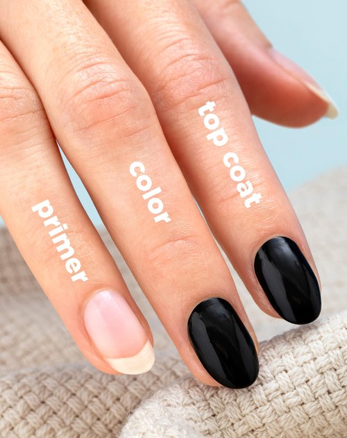 Sally Hansen Miracle Gel Nail Polish Shiny Top Coat + Sally Hansen Miracle Gel Color Grip Primer, 0.5 fl oz
