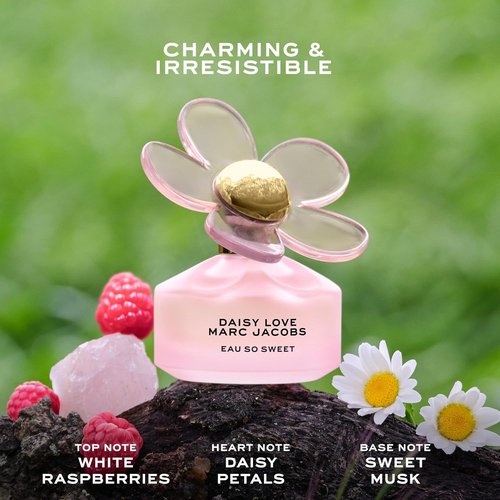 Marc Jacobs Daisy Love Eau So Sweet Eau de Toilette - Floral Women's Perfume with White Raspberries & Sweet Musk