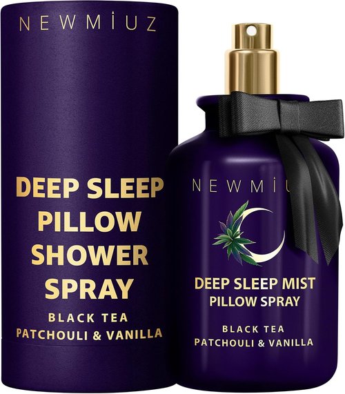 Skiennix Deep Sleep Pillow Spray - Natural Aromatherapy Mist for Relaxation & Stress Relief | Patchouli, Black Tea, Vanilla