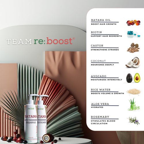 Batana Shampoo and Conditioner for Thinning Hair I Shampoo and Conditioner for Men & Women with Raw Organic Batana Oil for Growth I Shampoo and Conditioner Set for Hair Growth DR SEBI