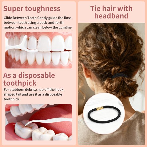 Bulk Hotel Vanity Kit Individually Wrapped Vanity Kit Travel,Hotel Hospitality Supplies,Hygiene Products Include Disposable Cotton Pads,Cotton Swabs,Hair Tie,Nail File,Dental Floss（50）