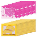 30 Pairs Lip Mask and Under Eye Patches, Crystal Collagen Eye Mask for Puffy Eyes, Effectively Nourishes Eye Masks Skincare, Face Mask Bulk, Galentines Day Party Favors, Galentines Party Favors