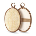 RIYNIBIY 2PCS Natural Exfoliating Loofah Body Scrubber, Loofah Exfoliating Body Scrubber for Bath, Made with Natural Egyptian Shower Loofah Sponge, Shower Exfoliator for Women and Men