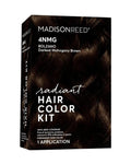 Madison Reed Radiant Hair Color Kit - 4NMG Darkest Chocolate Brown | PPD-Free & Ammonia-Free Permanent Dye