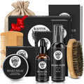 Birthday Gifts for Men - Beard Kit w/Beard Oil & Balm, Beard Brush & Comb, Beard Wash/Shampoo for Men's Self-care, Anniversary | Birthday Gifts for Him Husband Boyfriend Dad Son Friend Brother