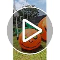 10FT Giant Halloween Inflatable Pumpkin Outdoor Decoration with LED Lights - Variation: Giant Pumpkin