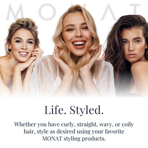 MONAT Studio One™ Frizz-Fix Leave-In Smoothing Hair Primer – Extended Style Duration – Easy Application – Daily Use – Color-Safe – Lightweight Formula