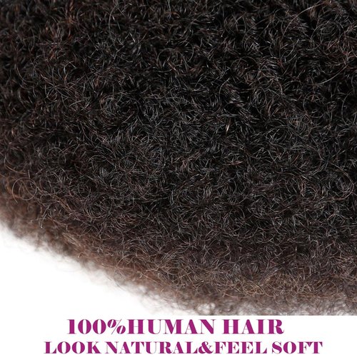 Afro Kinky Bulk Human Hair For Dreadlock Extensions Repair Locs,Twist Braiding, 100% Human Braiding Hair ，30Grams each bundles Total (#1B#grey 3pc) 8 Inch