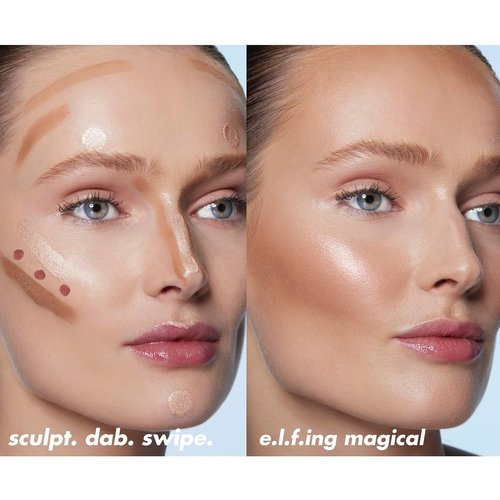 e.l.f. Halo Glow Highlight Wand - Liquid Highlighter for Luminous Skin | Buildable, Vegan, Champagne Campaign