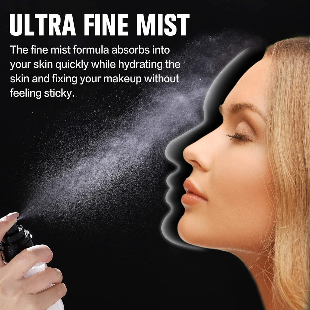 UCANBEMAKEUP Dewy Makeup Setting Spray - Hydrating & Illuminating Finish | Lightweight 3.15 Fl Oz