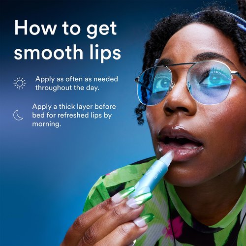 Experiment Softwear Smoothing Lip Treatment Balm - 24hr Hydration with Squalane, Glycerin, & Pomegranate Sterols - Intensive Moisture & Repair for Extra Dry, Flaky Lips - Vegan Lip Balm, .34 FL OZ