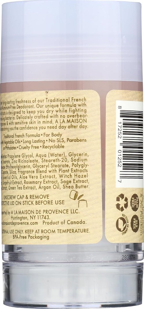 A La Maison Deodorant - Coconut Scent - 2.4 Fl Oz | Natural & Long-Lasting Protection