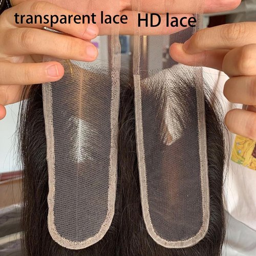 ENOYA 2x6 HD Lace Closure Body Wave Human Hair Pre Plucked and Bleached，Skinlike Real Hd Swiss Lace Invisible 2 By 6 HD Lace Closure Virgin Human Hair With Clean Hairline