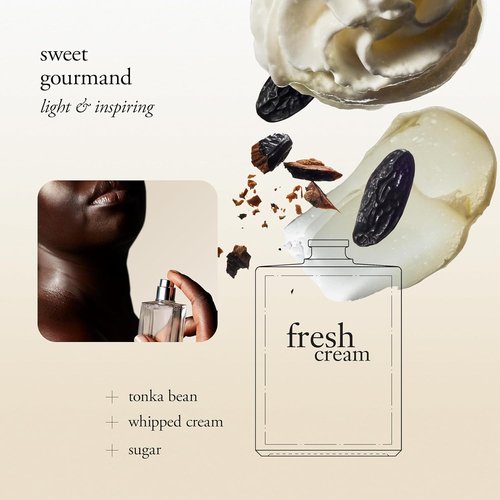 Philosophy Fresh Cream Eau de Toilette - Sweet & Captivating Women's Perfume - Vanilla, Heliotrope & Tonka Bean Notes - Long-Lasting Fragrance