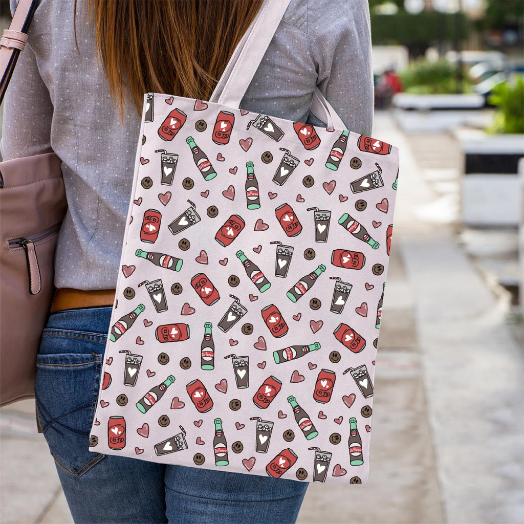 WCGXKO Soda Tote Bag Favourite Drink Soda Social Club Soda Addicted Gift