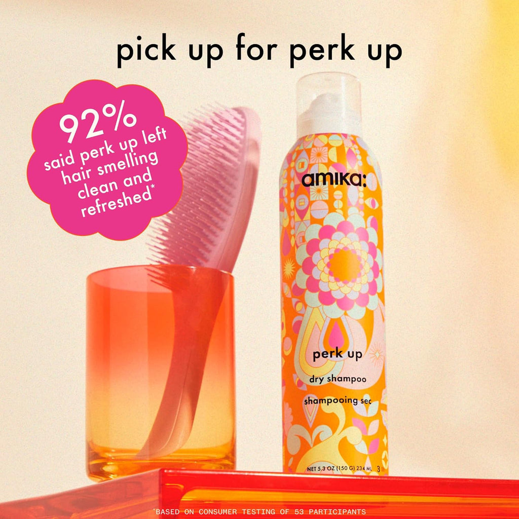 Amika Perk Up Talc-Free Dry Shampoo - Refreshing Roots with Volume, No White Residue, All Hair Types