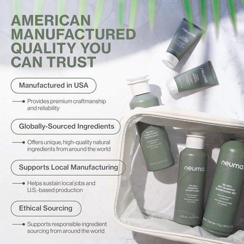 NEUMA Re Neu Shampoo - Nourishing Formula for Healthy Hair | Sulfate-Free, 12 oz