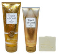 Bath & Body Works Touch of Gold Body Wash & Cream Duo Set with Natural Oats Bar Soap - Full Size