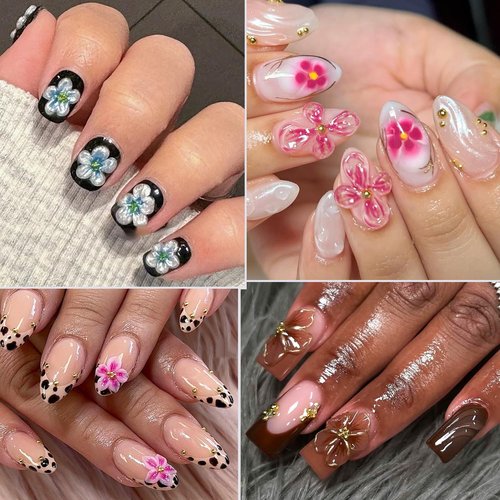 Fcozpjk Solid Builder Gel for Nails, 4 Colors Solid Builder Gel Non-Sticky Clear Nude Pink Pearl White Hard Gel for Nails 3D Sculpture Gel Flower Carving Modeling Design Nail Extension Gel Kit