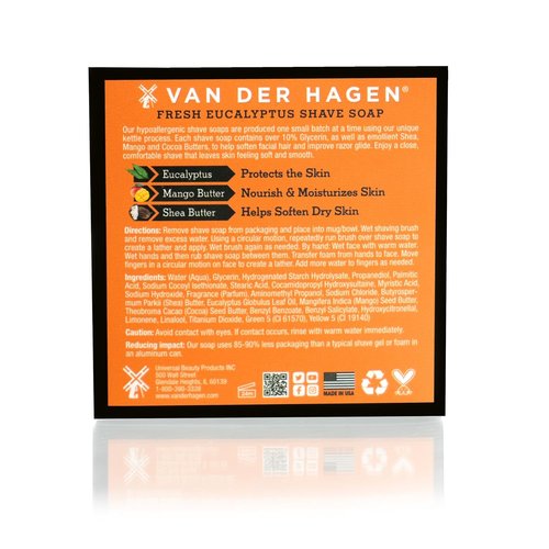 Regine Switzerland Eucalyptus Shave Soap - Refreshing & Soothing Formula for Smooth Skin