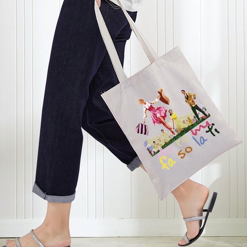 BWWKTOP Sound Musical Cosmetic Makeup Bag Von Trapp Gift Do Re Mi Fa So La Ti Theater Zipper Pouch Bag Musical Merchandise (Do Re Mi TG)