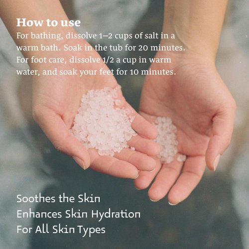 Numeira Dead Sea Salts for Soaking - Relaxing Salt Bath Soak for Body Rejuvenation - Natural Mineral Salts - Coarse Dead Sea Salt Bath Salts for Women & Men w/Lavender Infused Essential Oil (2.2lb)