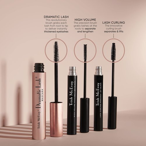 Trish McEvoy Lash Curling Mascara, Jet Black, .18 oz/5 g