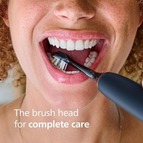 Philips Sonicare A3 All-in-One Electric Toothbrush Heads - Genuine Replacement, Black, 4 Pack