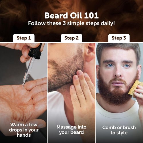 Detroit Grooming Co. Beard Oil - All-Natural Hydrating Formula with Vitamin E | Belle Isle Lavender & Orange Scent - 1 oz