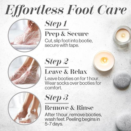 Baby Foot Original Exfoliation Foot Peel - For Rough Cracked, Dry Feet, Dead Skin Removal - Foot Peeling Mask for Baby Soft Feet - Spa Experience at Home & Gift Ideas - Lavender Scented