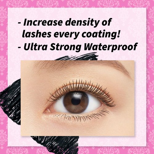 HEROINE MAKE by KISSME Volumizing Waterproof Mascara Volume & Length with Curvy Brush + Smooth Liquid Black Eyeliner, Smudge-free + Gentle Mascara Remover Oil Free, 3 Set