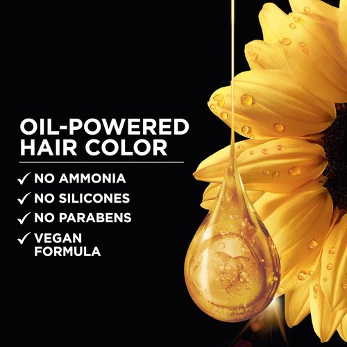 Garnier Olia Ammonia-Free Permanent Hair Color - 7.45 Dark Fire Ruby, Oil-Rich Formula, 2 Count
