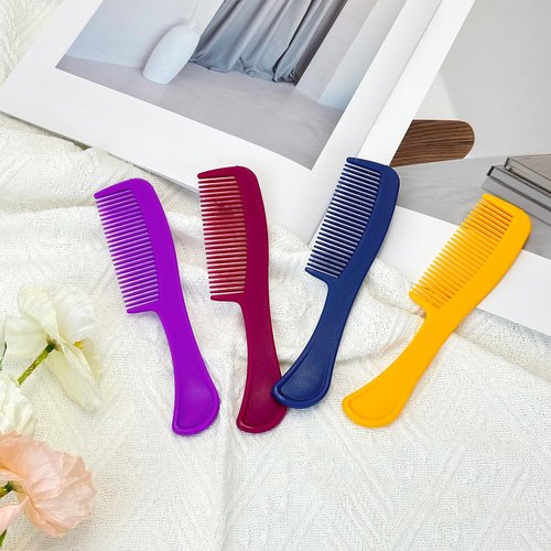 Combs Bulk Individually Wrapped Pocket Travel Hair Combs for Women, Men and Kids, Bulk Comb for Homeless Hotel Shelter Home Charity(purple, raspberry, yellow, blue, Pack of 250)