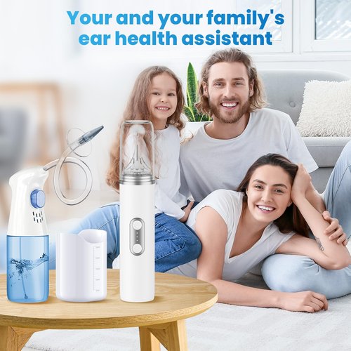 Ear Dryer - Rechargeable Ear Water Remover - Manual Ear Irrigation Flushing System
