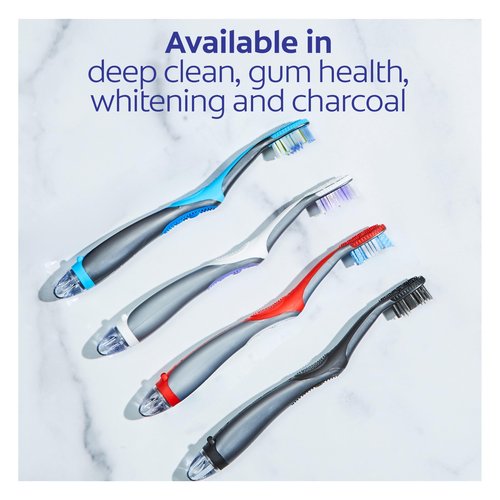 Colgate 360 Vibrate Deep Clean Battery Operated Toothbrush Pack, Soft with 1 AAA Battery Included, 2 Count