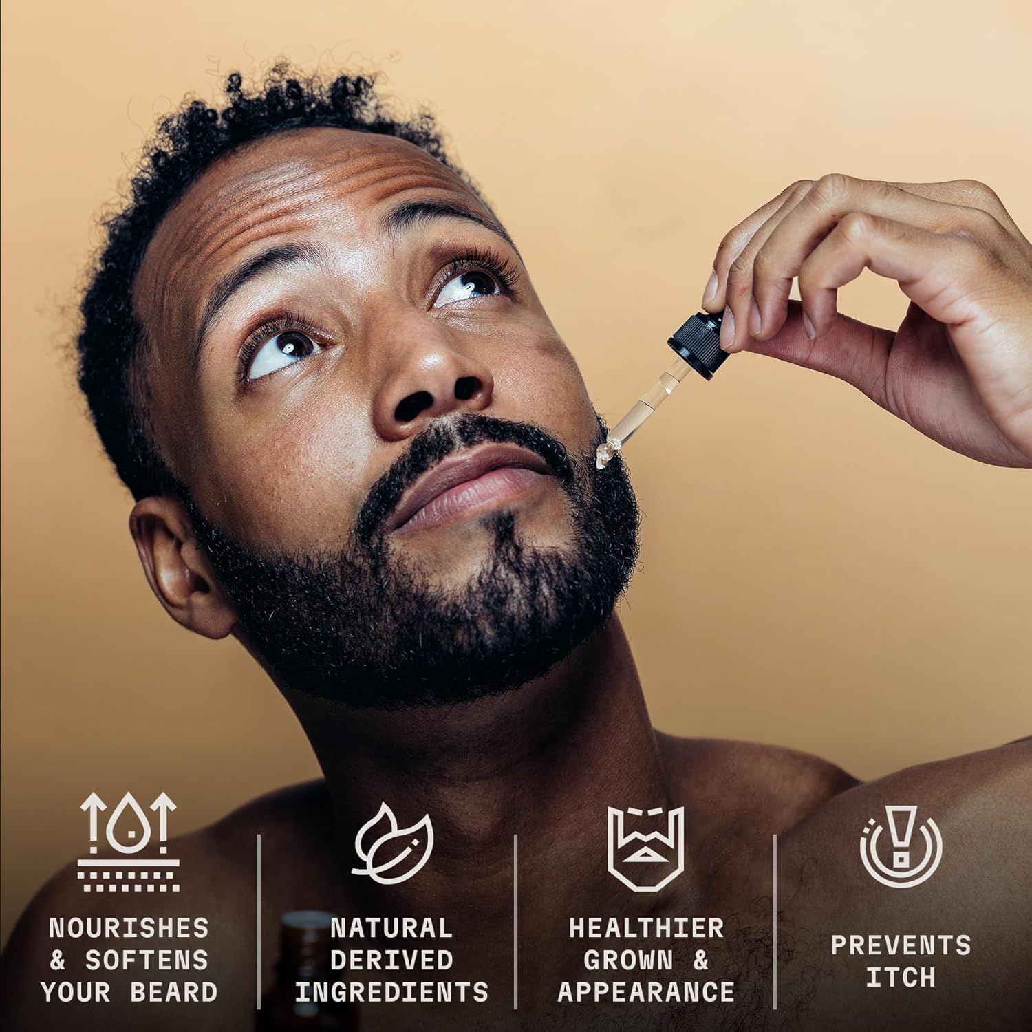 Striking Viking Vanilla Beard Oil - Naturally Derived Conditioner with Argan & Jojoba Oils for Soft, Moisturized Growth (2 Oz)