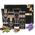 Skiennix Men's Bath Set - Woody Scented Spa Gift Kit for Self-Care | Perfect for Christmas & Birthdays (2 Sets)