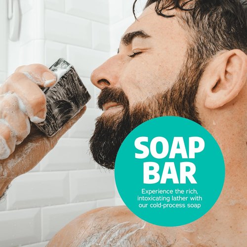 Dr. Squatch Natural Men’s Bar Soap - Cold Process Body Soap with Natural Oils - Coconut Castaway (5 oz, 3-Pack)